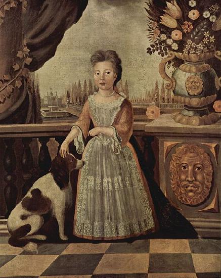 Kuhn Justus Engelhardt Portrait of Eleonor Darnhall Sweden oil painting art